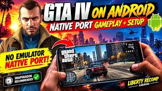 GTA 4 Finally Comes to Android! 🔥 Native Port !!