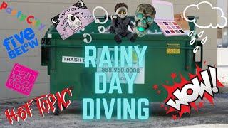 RAINY DAY DIVING, WE GOT GRAB BAGS !
