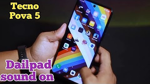 Dial Pad Sound Enable In Tecno Pova 5, Dial Pad Sound Off In Tecno Pova 5