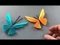 Origami Schmetterling basteln mit Papier 🦋 Bastelideen für Geschenke & Deko