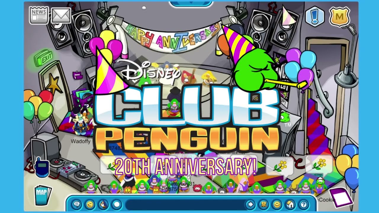 Celebration of Club Penguin's 20th Anniversary!