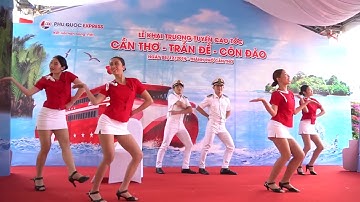 Khoảnh khắc tuyệt vời của buổi lễ khai trương tuyến tàu cao tốc Cần Thơ - Trần Đề - Côn Đảo