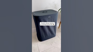 This laundry hamper makes life a lot easier! #home #laundry #hack #organization #easy #amazon