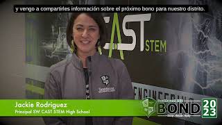 BOND 2023: CAST STEM HS Principal Jackie Rodriguez
