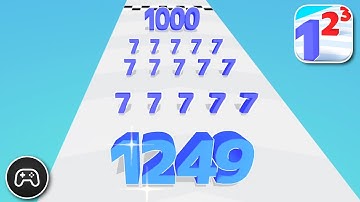 Number Master: Run and Merge - Gameplay Walkthrough Part 10 - Game Levels 99-104 (iOS, Android)