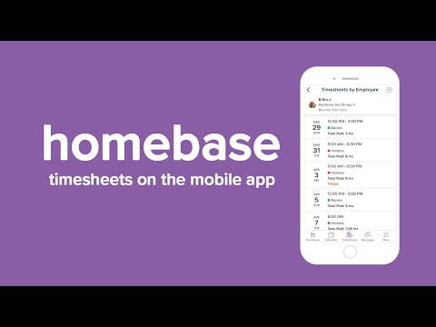Timesheets on the Mobile App - Homebase