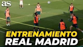 Download lagu ENTRENAMIENTO del Real Madrid antes de recibir al Sevilla FC en el Santiago Bernabéu