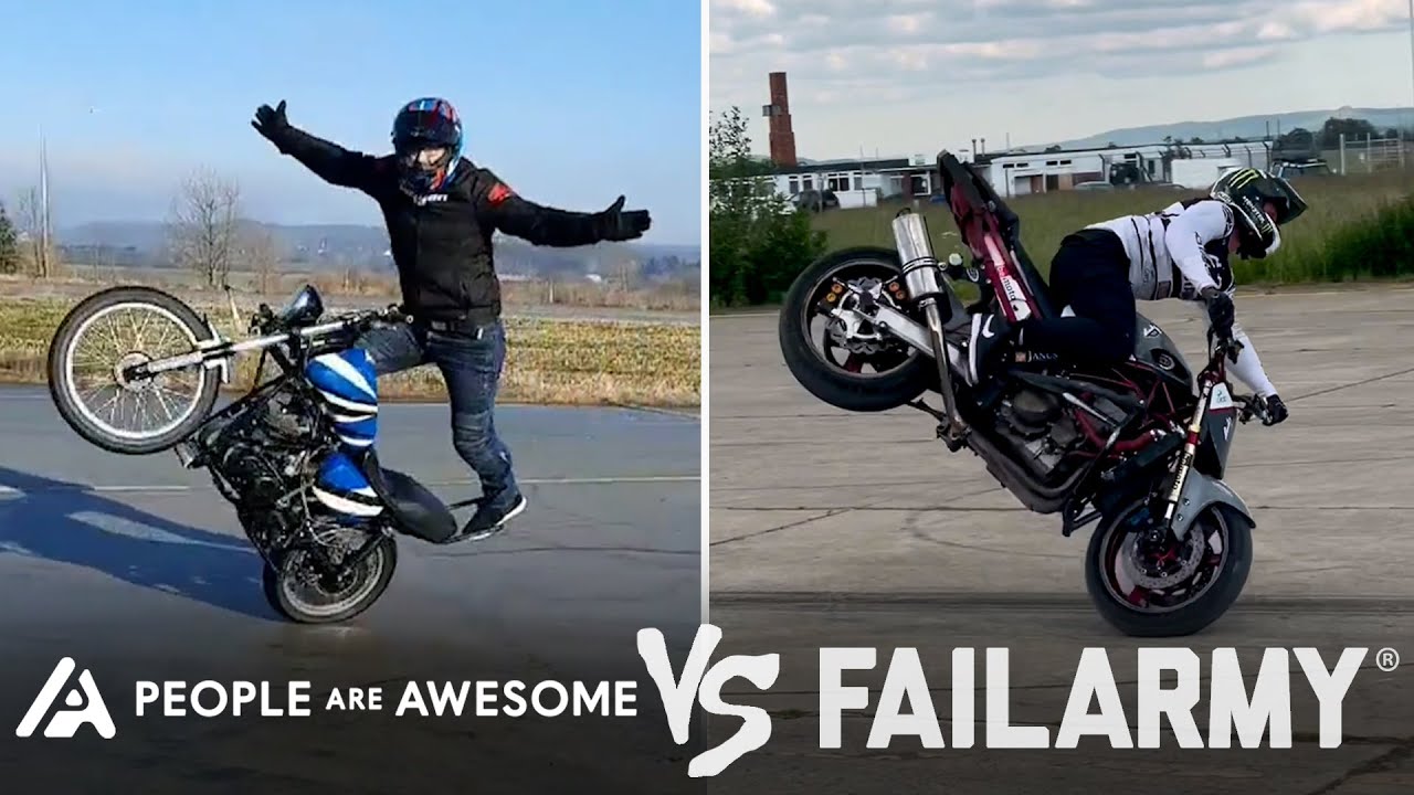 Wins  Fails on Motorcycles and More  People Are Awesome vs FailArmy