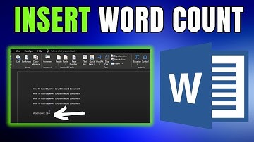 How To Insert A Word Count In Word Document