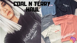 lindre Duplikering Citron COAL N TERRY HAUL + FIRST IMPRESSIONS + YSL TEE - YouTube