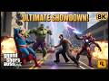 GTA 5 Mods – Superman + Thor + Hulk vs Iron Man | Ultimate Showdown!