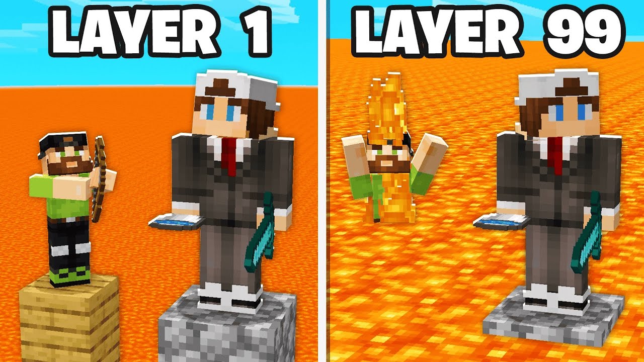 Minecraft, But Lava Rises Every Second...