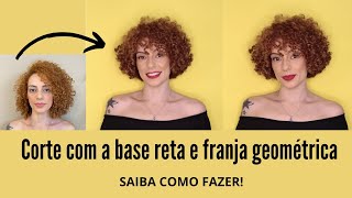 corte short bob cacheado