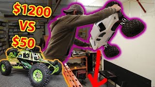 RC Car DROP Test - SLOW MOTION CARNAGE!!!