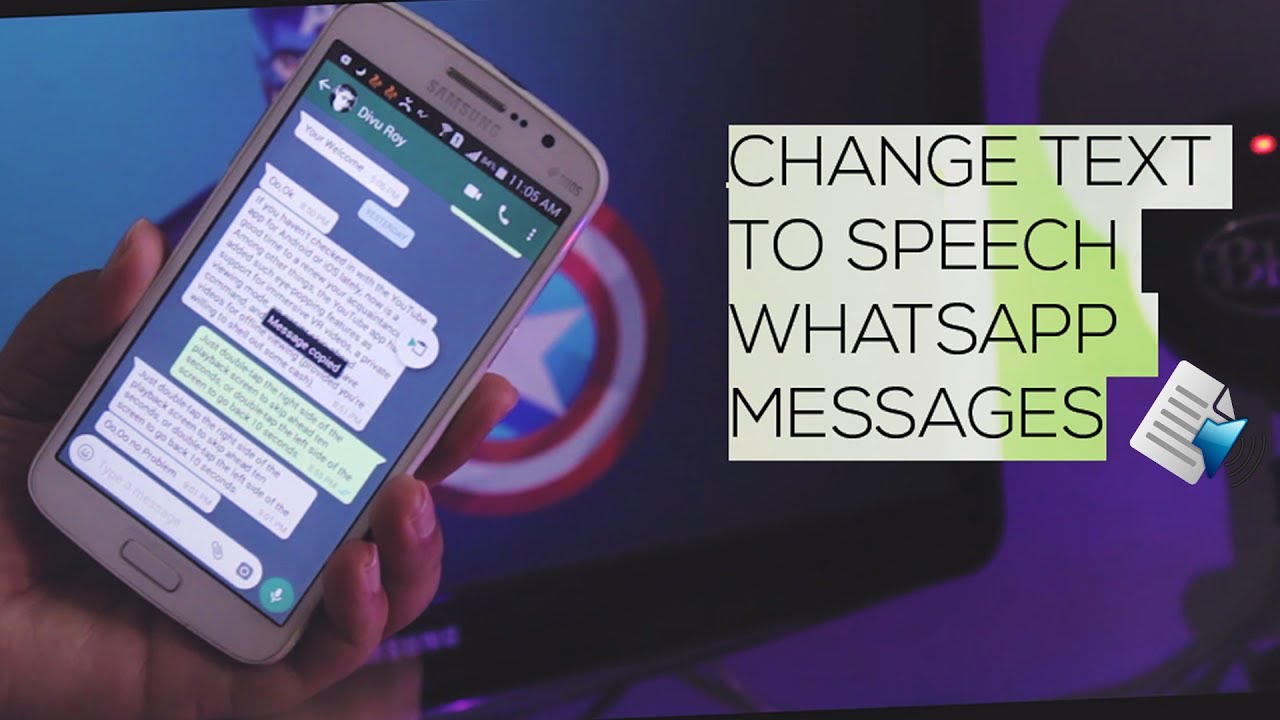 how to do speech to text on whatsapp