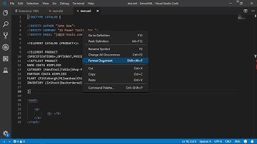 VSCode XML Extension: DTD Support