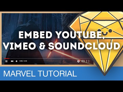 Embed YouTube, Vimeo & Soundcloud • Prototyping with Marvel (Tutorial)