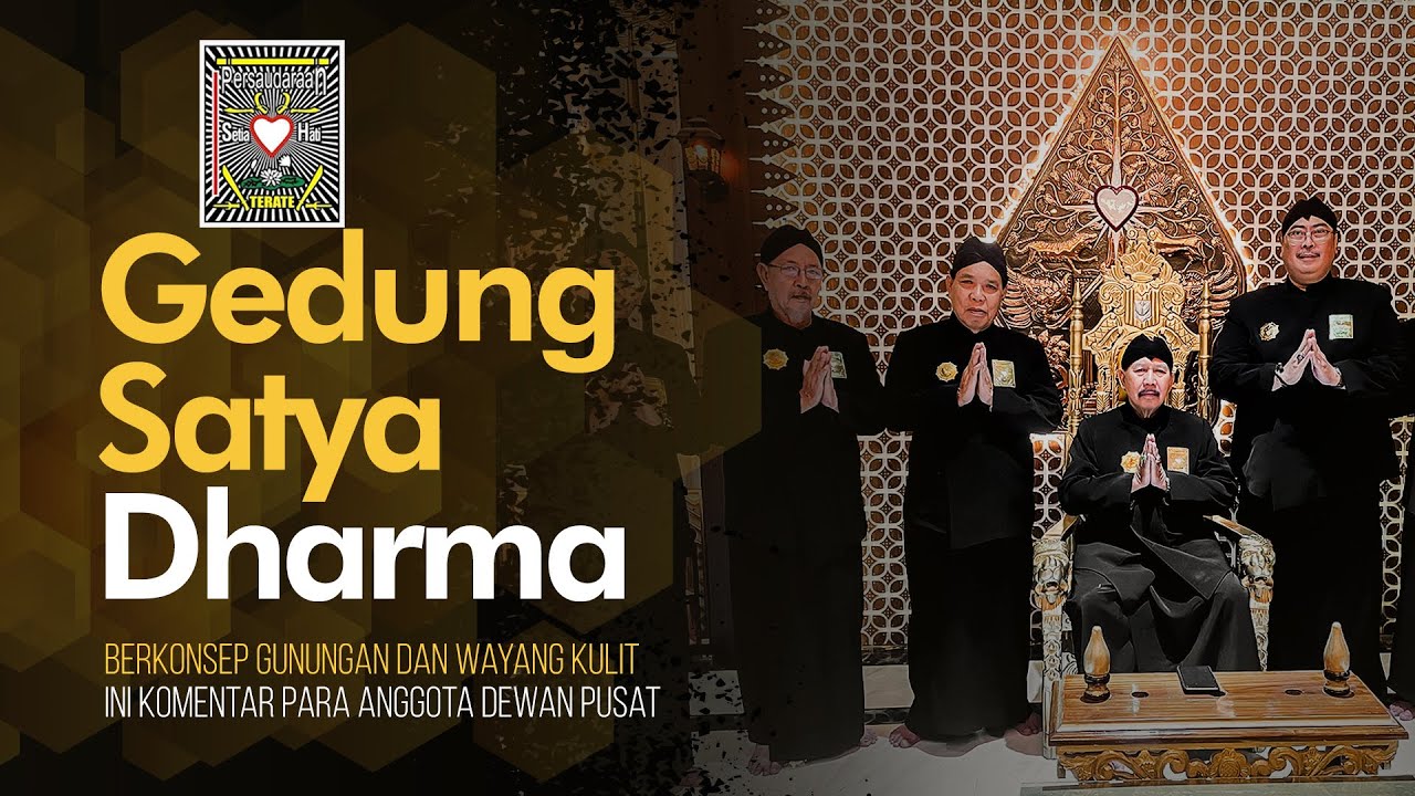 Berkonsep Pewayangan dan Gunungan, Ini Komentar Para Sepuh Anggota Dewan Pusat