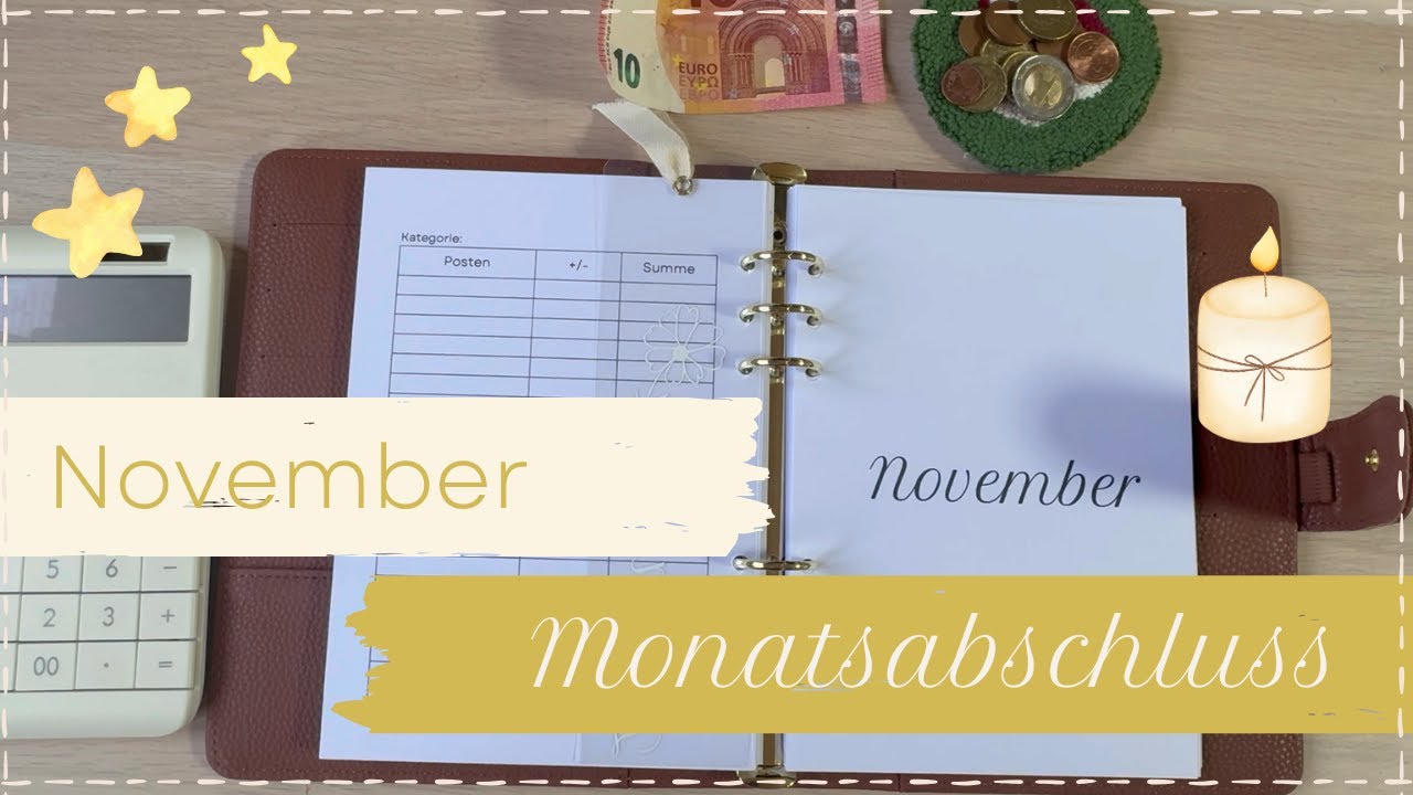 das war ein sparsamer Monat - Monatsabschluss November 2025 - Familienbudget für 5 Personen