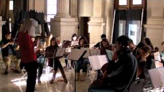 Celebrity Moses Brown's Upper School String Orchestra performs Mozart Wealth