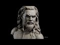 Sculpting Aquaman in Water-based Clay