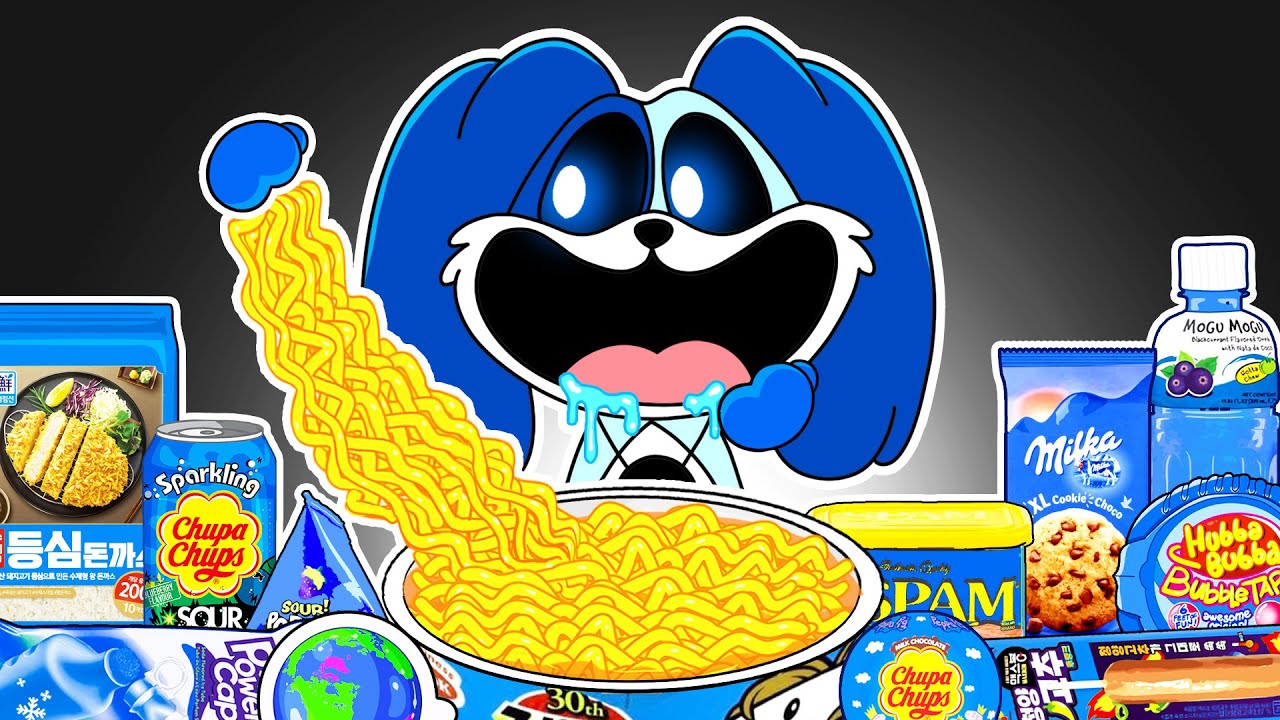 ASMR MUKBANG | POPPY PLAYTIME Korean Convenience Food Challenge Eating Sound | ASMR Yumbo