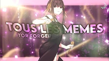 Tous Les Memes - Yor Forger | First Alight Motion Project