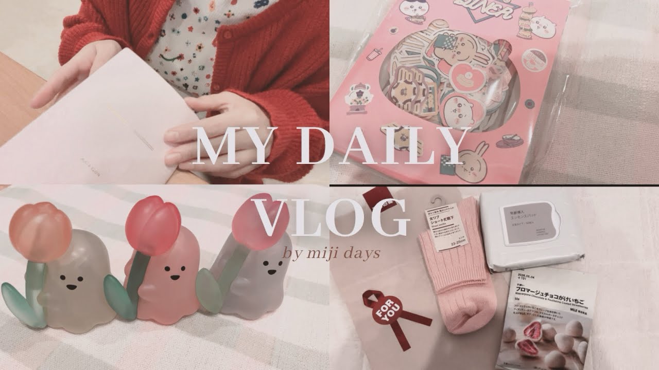 [ vlog ] ライブに行った日｜好きなことを探す日常と贈り物開封🧸🧦