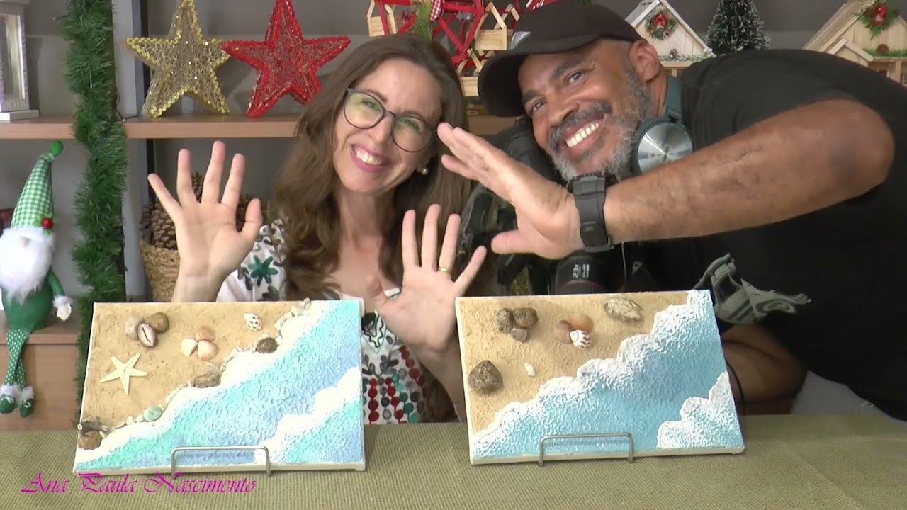 Последнее видео в этом году - Научитесь делать красивые декоративные картины - С Новым годом!