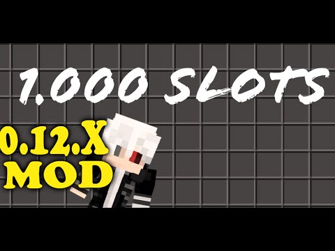 1.000 SLOTS (MOD) MINECRAFT PE 0.12.1
