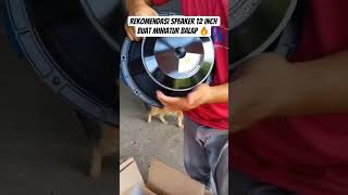 Rekomendasi speaker 12 inch buat miniatur sound balap #rekomendasi #speakerbalap #miniatursound #jic