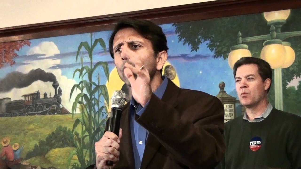 Bobby Jindal speaks at Rick Perry Rally, Perry, IA, Jan. 2, 2012