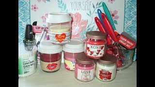 Big Dollar Tree Haul!! -NEW VALENTINES CANDLES + Houshold Items & More!! (Jan2018)