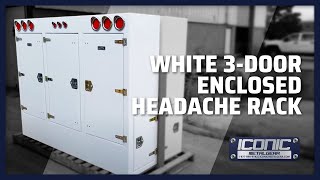 White 3-Door Standard Enclosed Headache Rack - PRODUCT TOUR!