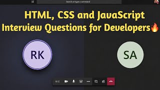HTML | CSS and JS Interview Questions | Twisted | Frequently Asked | Coding Questions | Real Time