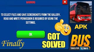 Bus Simulator: Ultimate How to Solve Skin Permission Problem (Read and Write Permission).🤞😎 screenshot 4