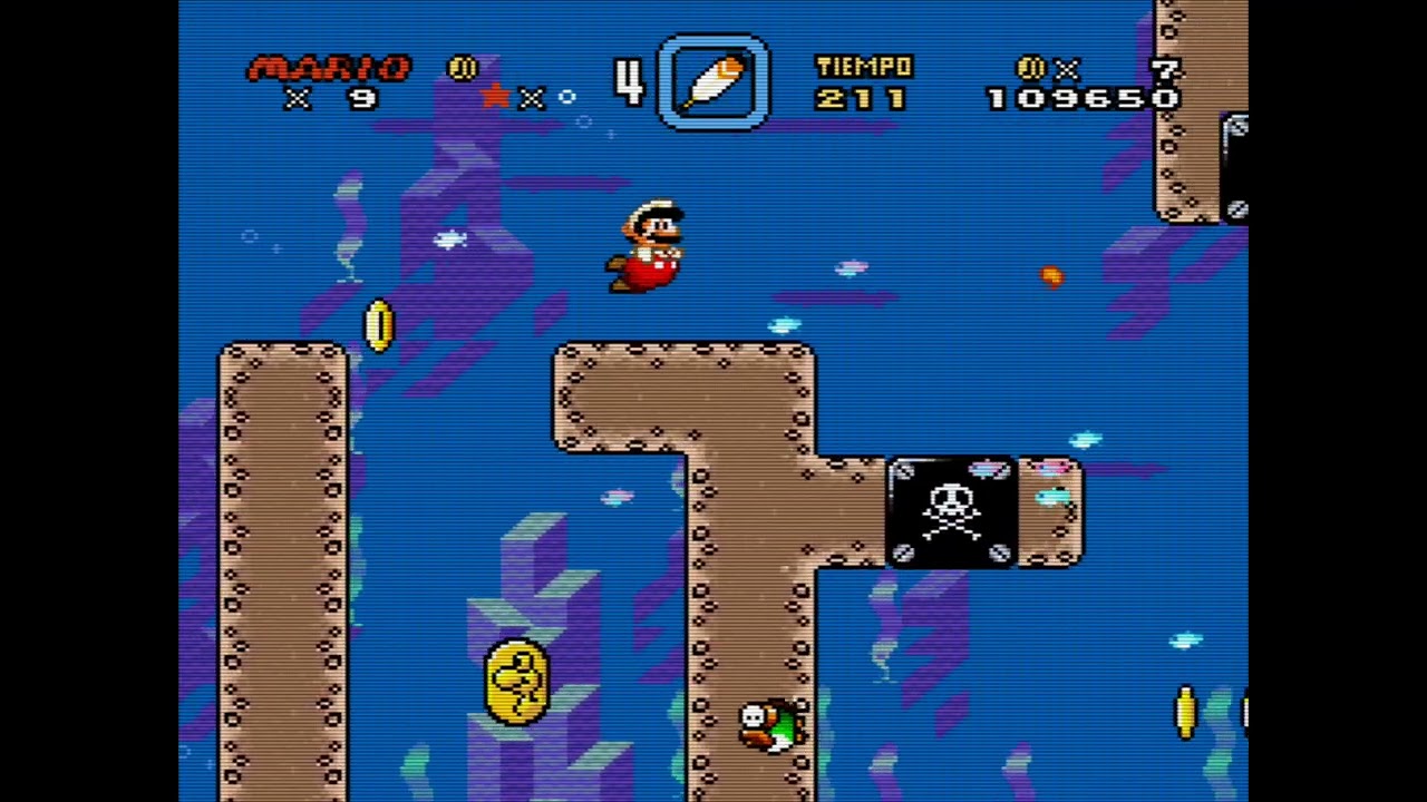 Truco Puente Queso Mario World Secret Cheese Bridge Exit