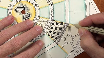 Zentangle Project Pack #04 -- 12 Days of Zentangle - Day 9