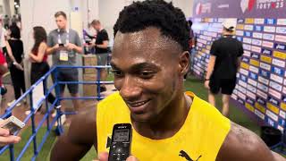 Bryan Levell after 19.78 in 200m semis at 2025 World Championships