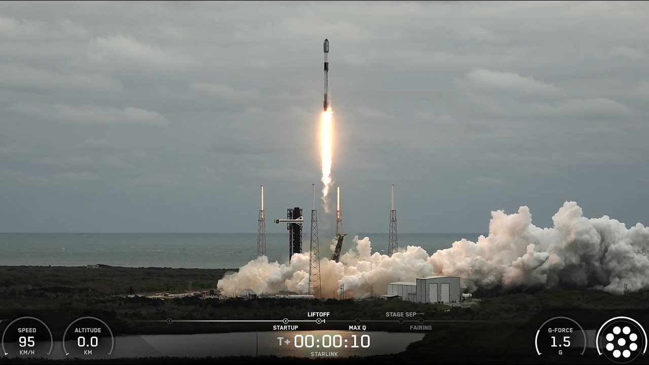 SpaceX Starlink Mission 10-46 Launched and nailed booster landing in ...