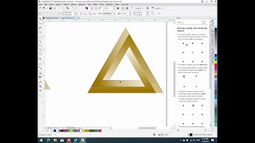 How to Create 3D Logo Triangle Corel Draw 2017 | Corel Draw Tutorial |