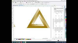 How to Create 3D Logo Triangle Corel Draw 2017 | Corel Draw Tutorial |