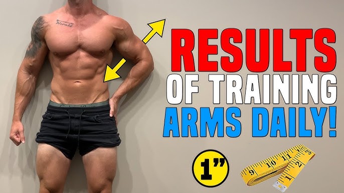 FINAL Results Of Training Arms Everyday 30 Days, CRAZY BICEP  TRANSFORMATION! 