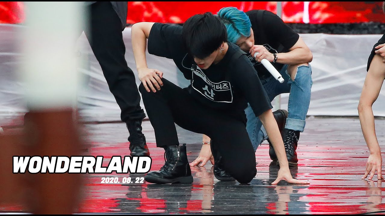 [HD] 200822 리허설 WONDERLAND ATEEZ 최산 직캠 (SAN FANCAM)