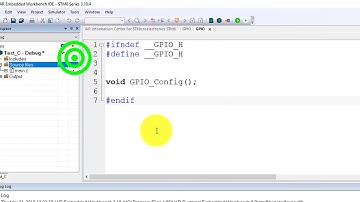 Creating new C Project IAR-EW