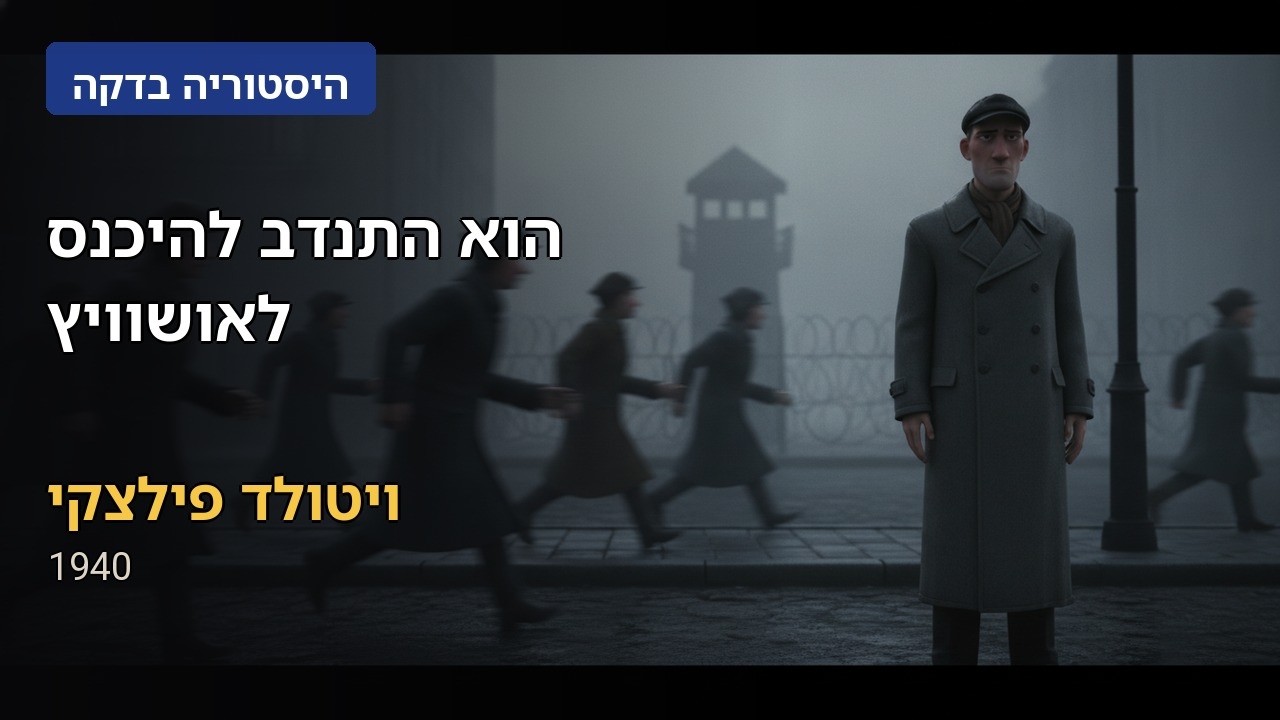הוא התנדב להיכנס לאושוויץ| ויטולד פילצקי