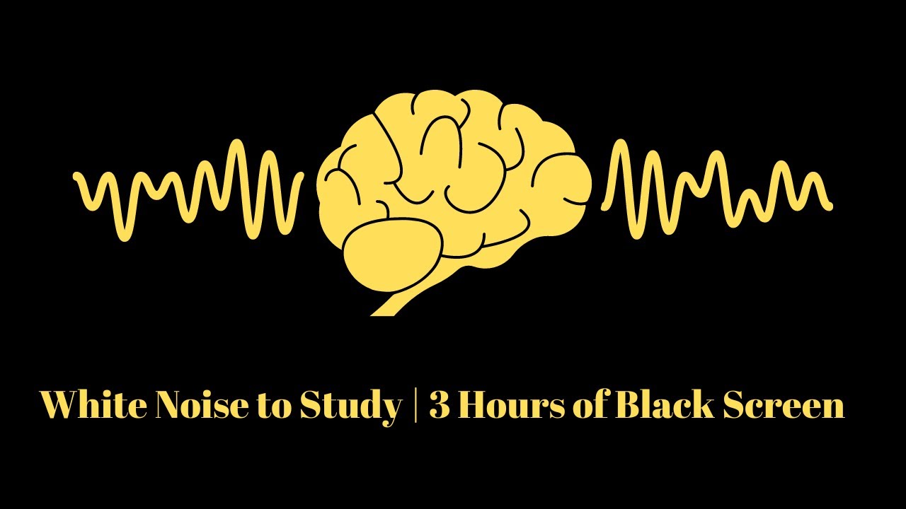 ADHD White Noise to Study | Relief in 10 Minutes | 3 Hours of Black ...