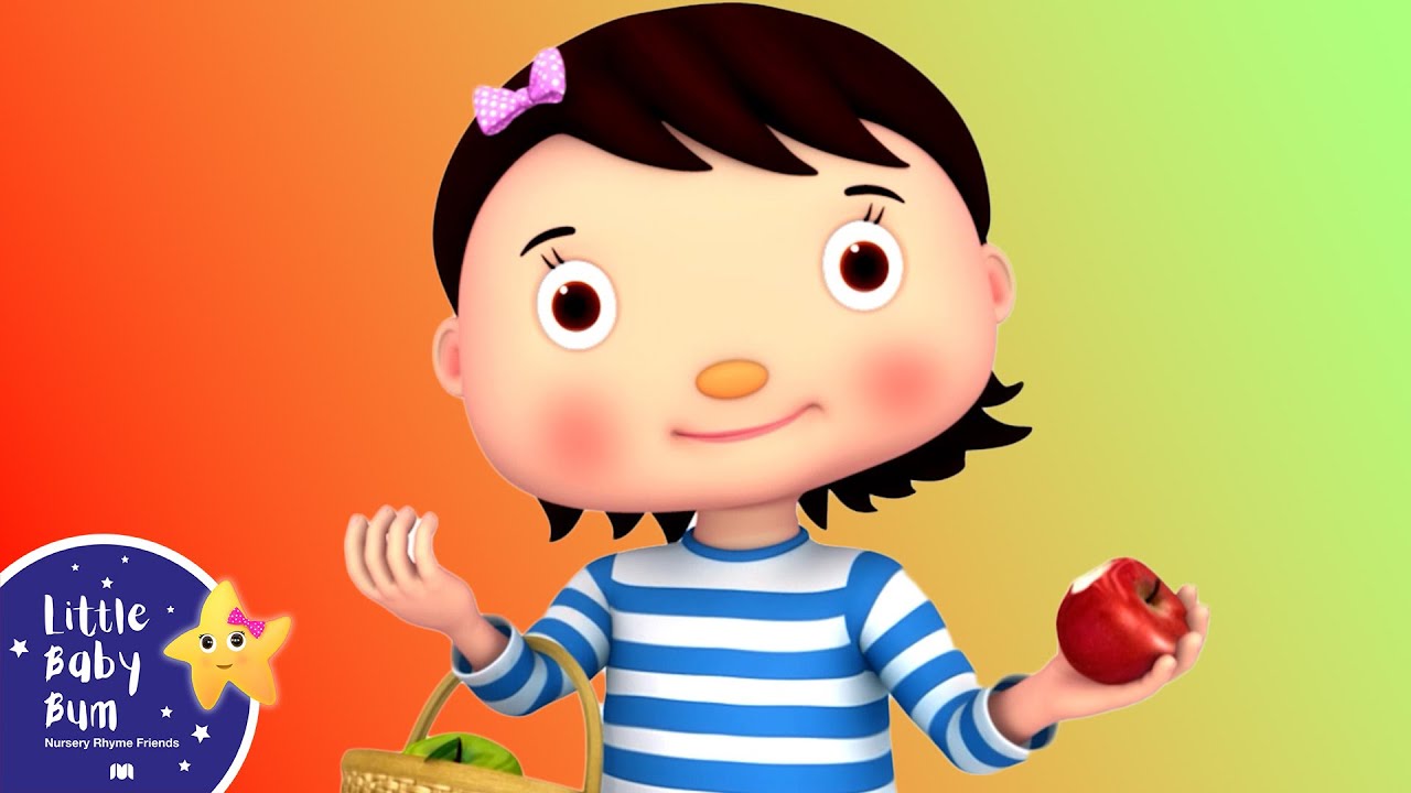 Apple Song Little Baby Bum Sing Along Songs for Kids Moonbug Kids