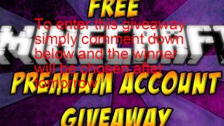 4 Minecraft premium accounts giveaway (closed)