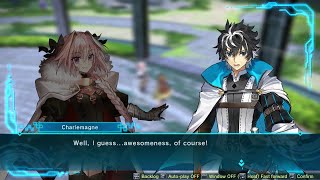 Fate/Extella Link - Charlemagne Base Conversations